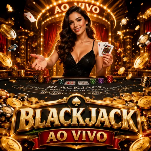 Mesa de blackjack ao vivo com crupiê profissional
